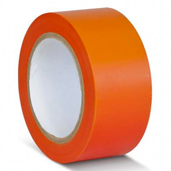 Лента для разметки и маркировки пола (ОРАНЖЕВАЯ, 100 мм x 33 м)